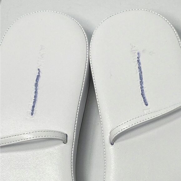 Amina Muaddi Jamie Platform Leather strappy Sandals size 38 - Picture 7 of 12